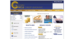 Desktop Screenshot of goldencirclecu.com